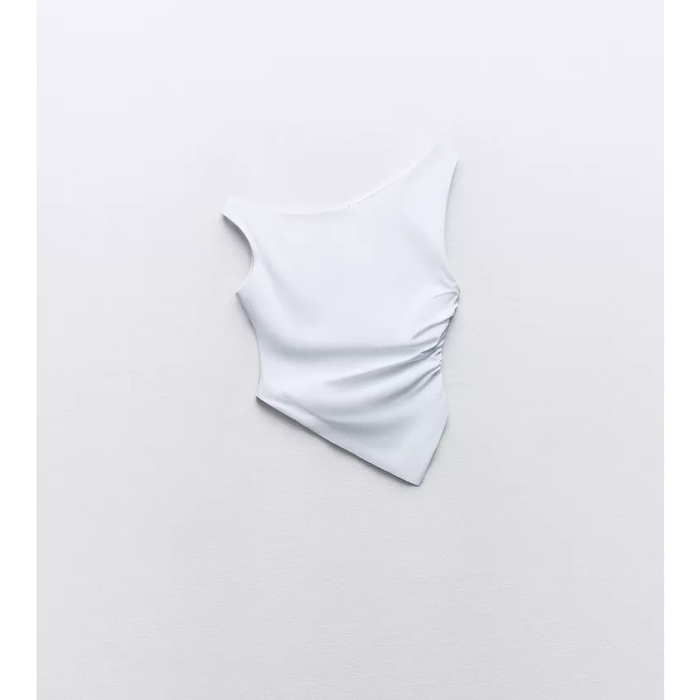 Asymmetrical White Top